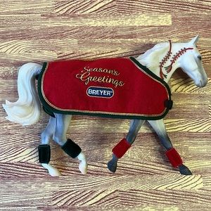 Vintage Breyer 1998 Holiday Christmas Horse Snowflake with Blanket - GUC